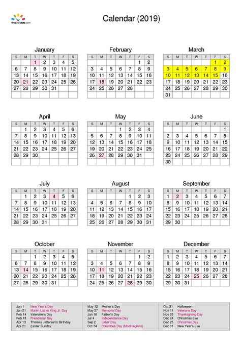 Timeand Date Calendar